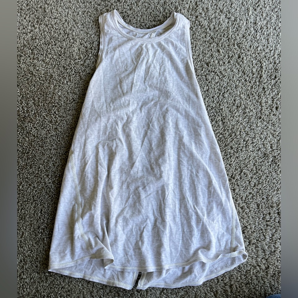 LULULEMON open back tank (I usually tie it!)